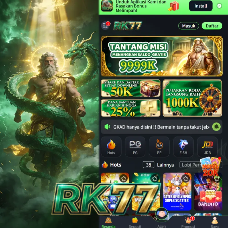 rk77 Daftar Sekarang - Unduh APK